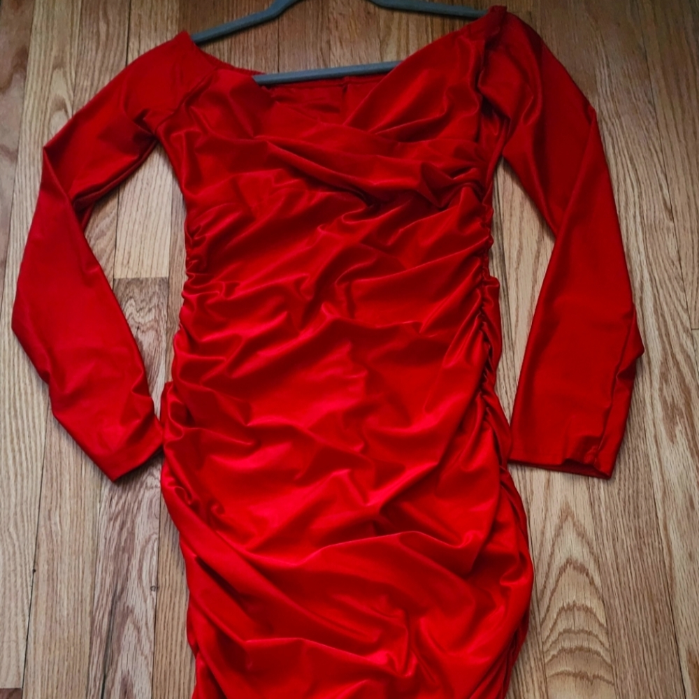 Brand New Ruched Dress Size L